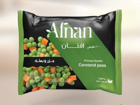 Erbsen & Karotten, tiefgekühlt – Afnan